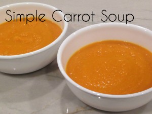 Simple Carrot Soup | Marisa's Healthy Kitchen